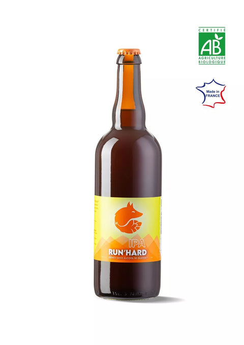 Bière IPA sans alcool ni gluten 75cl - RUN'HARD