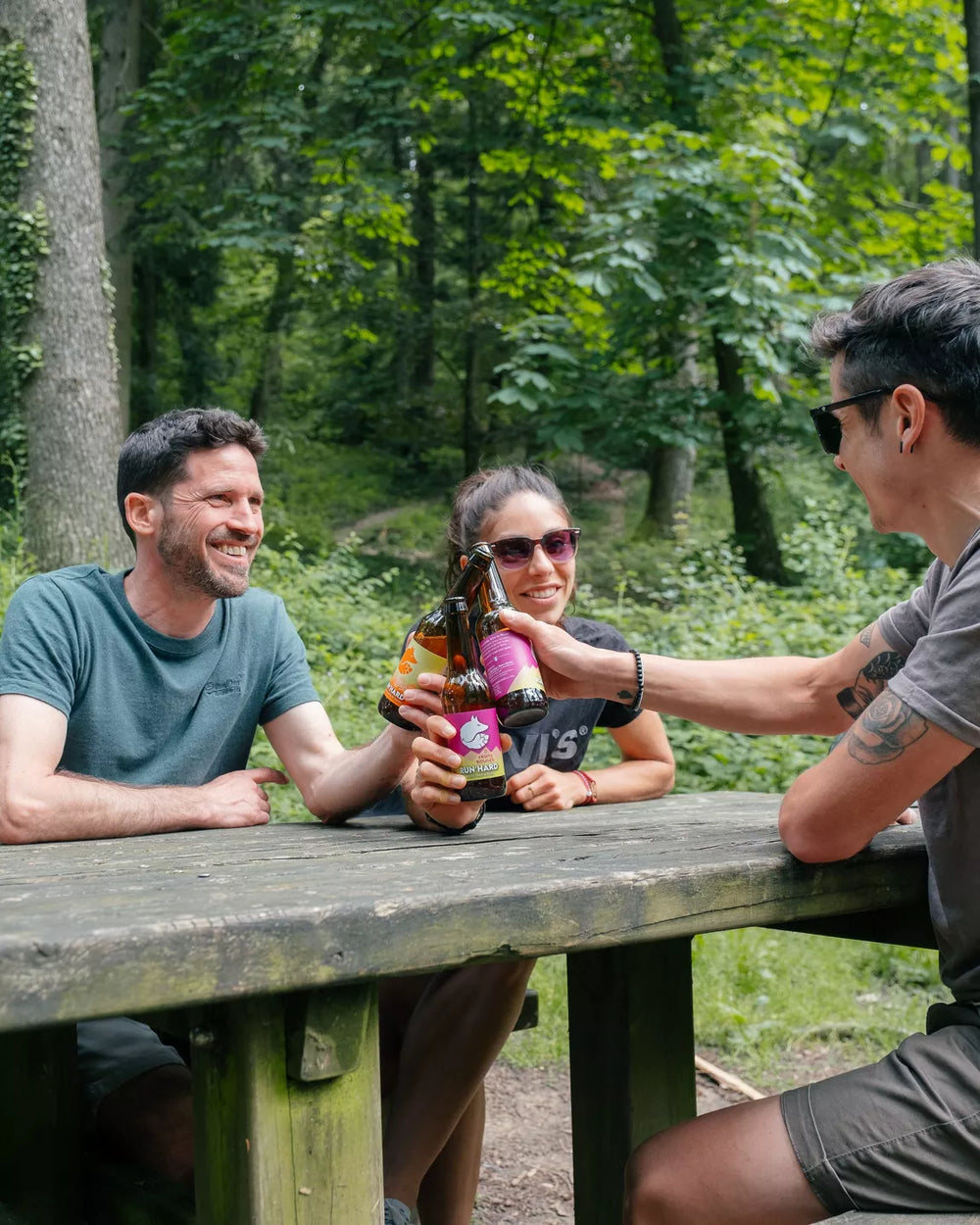 Bière FRUITS ROUGES sans alcool 75cl - RUN'HARD