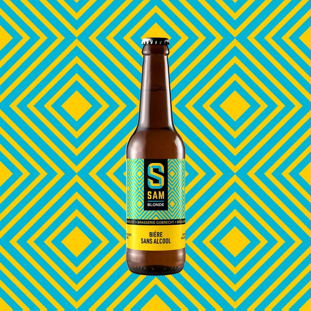 Bière SAM blonde sans alcool 0,5% - bouteille 75 cl