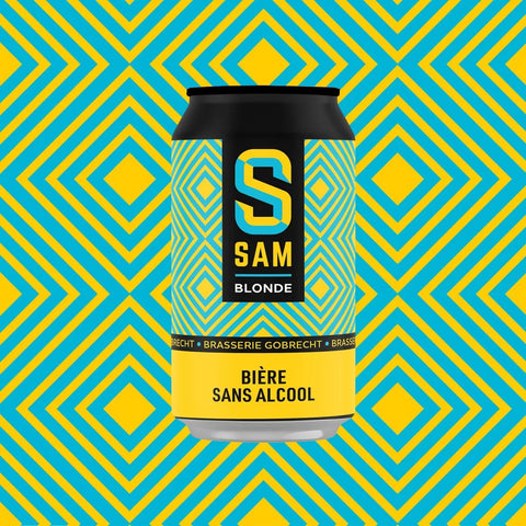 Bière SAM blonde sans alcool 0,5% - cannette 33 cl