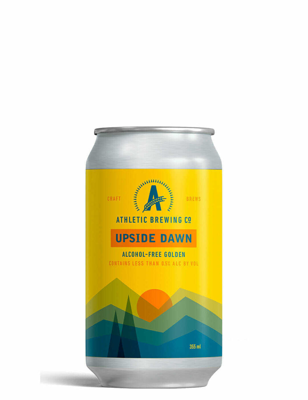 Bière Athletic Brewing Upside Dawn sans alcool 0,5%
