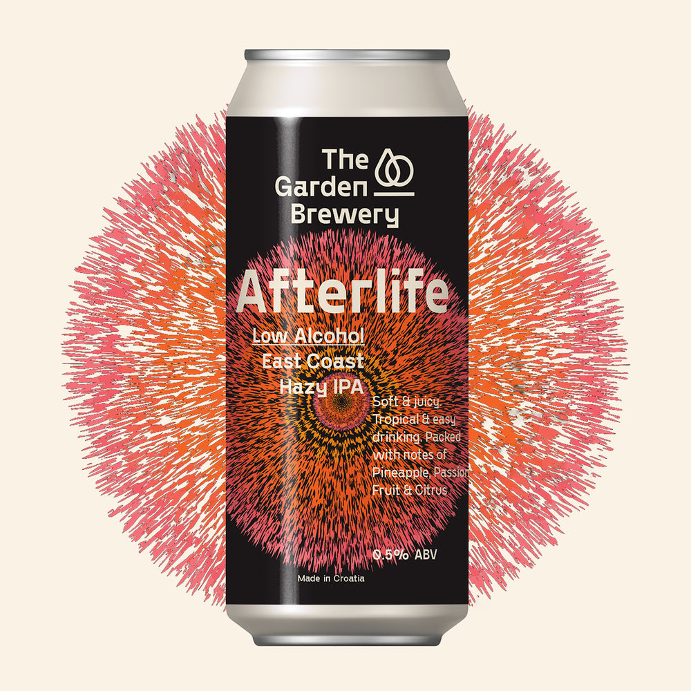 Bière The Garden Brewery - AfterLife IPA sans alcool 0.5%