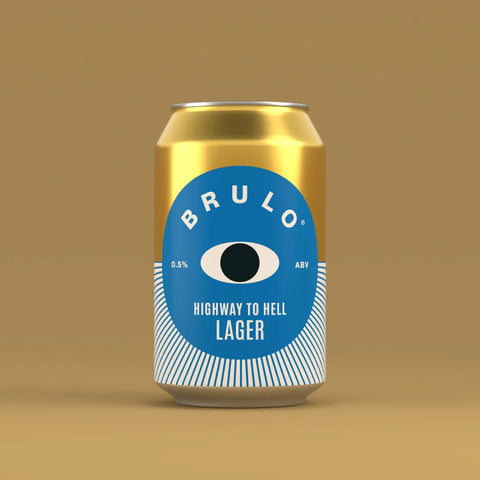 Bière Brulo Highway To Hell Lager sans alcool 0.5%