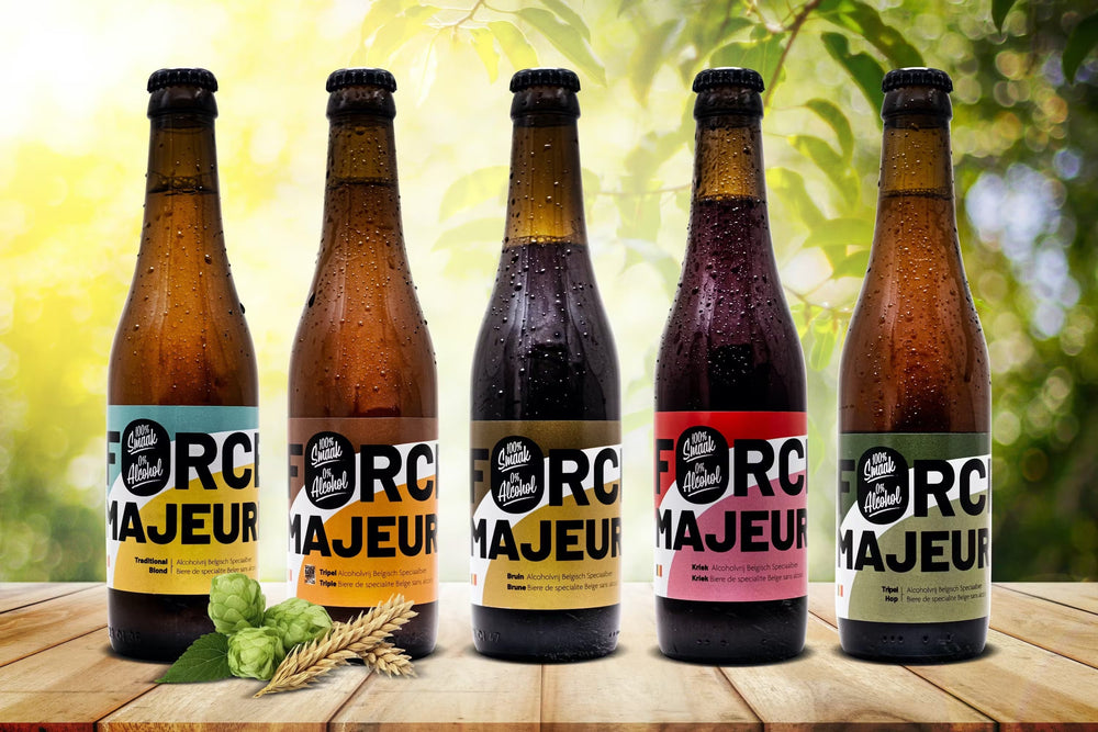 Collection 5 bières sans alcool Force Majeure