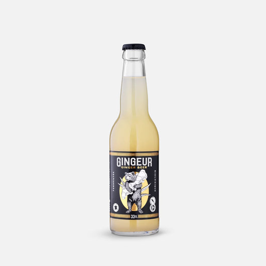 Ginger Beer Bio Gingeur 33 cl Sanzalc, cave sans alcool pour adultes décomplexés