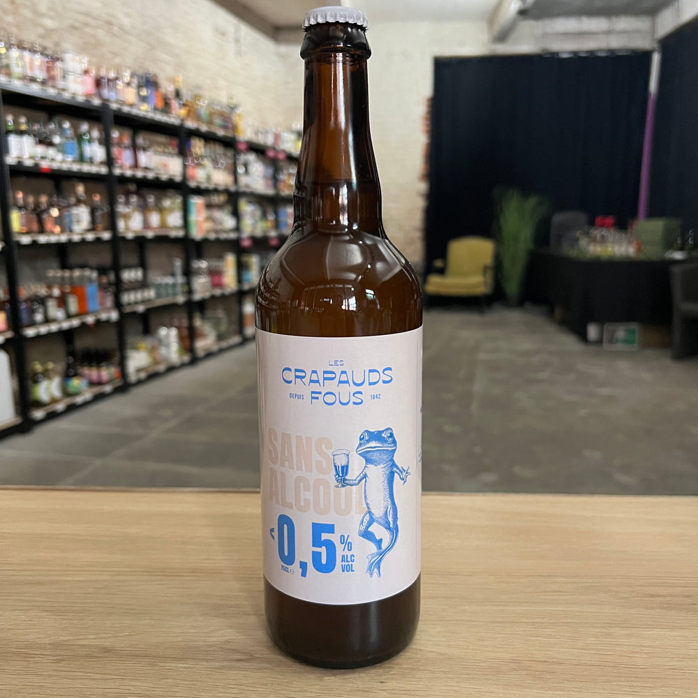 Bière blanche Les Crapauds Fous 0,5% - 75 cl
