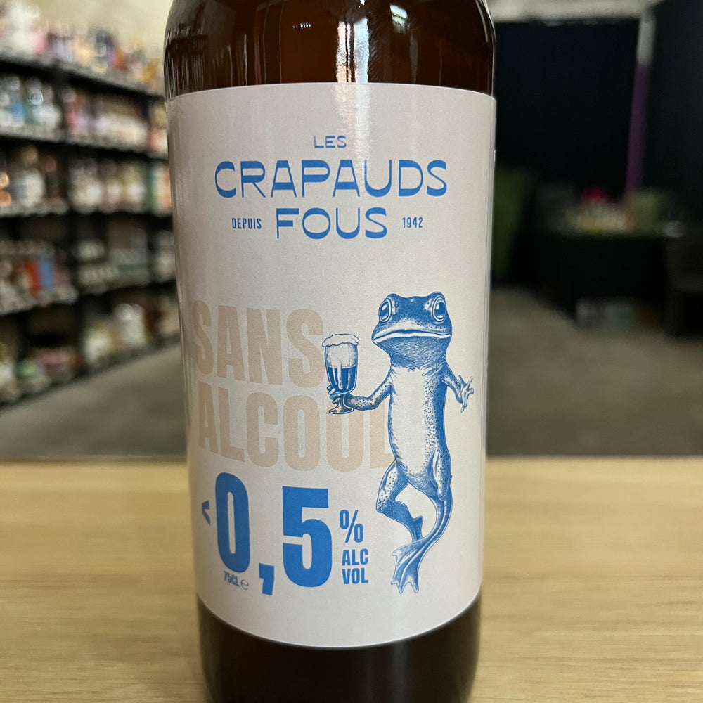 Bière blanche Les Crapauds Fous 0,5% - 75 cl