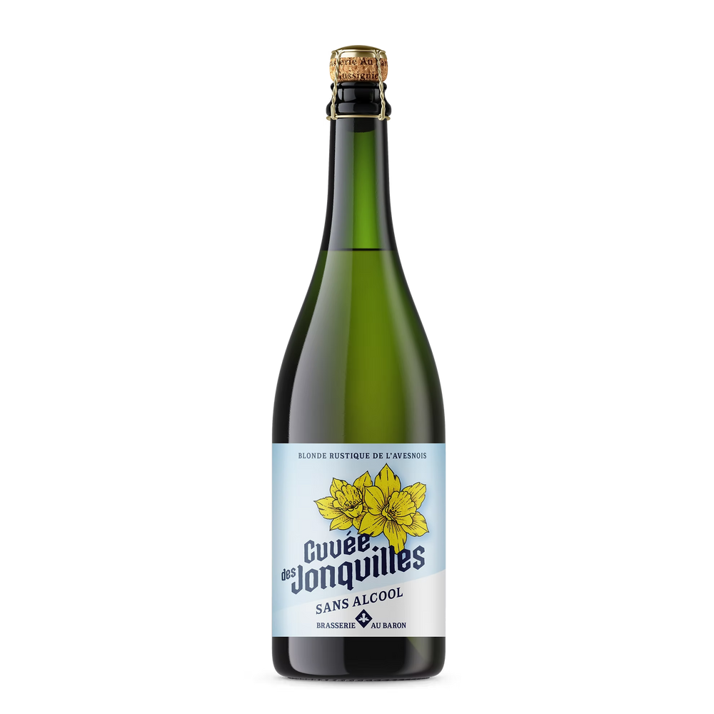 Bière blonde Cuvée des Jonquilles Sans alcool 0,3% - 75 cl