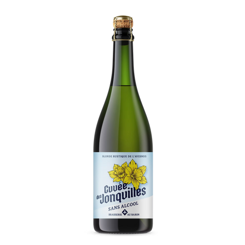 Bière blonde Cuvée des Jonquilles Sans alcool 0,3% - 75 cl