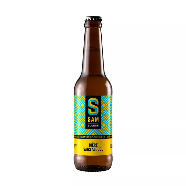 Bière SAM blonde sans alcool 0,5% - bouteille 33 cl