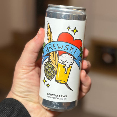 Bière Brewski 4-EVER IPA sans alcool 0,5%