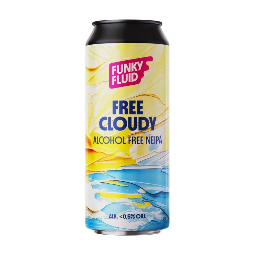 Bière Funky Fluid Free Cloudy sans alcool 0,5%
